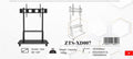 ZENAN | Tv Stand with Wheel 55