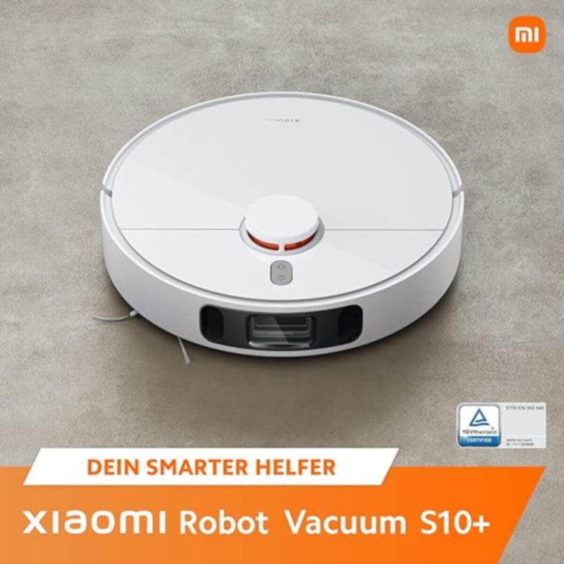 XIAOMI | Vacuum Cleaner Mi Robot S10+ White | MI RBT MOP S10+ UK