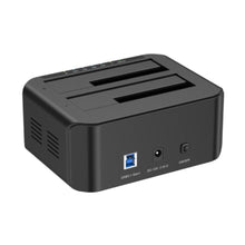UNITEK | USB 3.0 to SATA III Dual Bay HDD/ SSD Docking Station with UASP & Offline Clone in Black | Y-3032