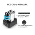 UNITEK | USB 3.0 to SATA III Dual Bay HDD/ SSD Docking Station with UASP & Offline Clone in Black | Y-3032
