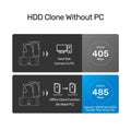 UNITEK | USB 3.0 to SATA III Dual Bay HDD/ SSD Docking Station with UASP & Offline Clone in Black | Y-3032
