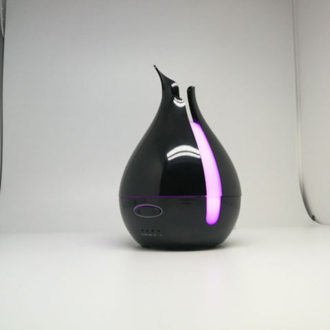 Black 200Ml Aroma Diffuser With 7 Led Lights And Uk Plug Adaptor, Blending Style And Functionality | YD-039