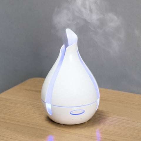 White 200Ml Aroma Diffuser With 7 Led Lights And Uk Plug Adaptor For A Refreshing Vibe | YD-039
