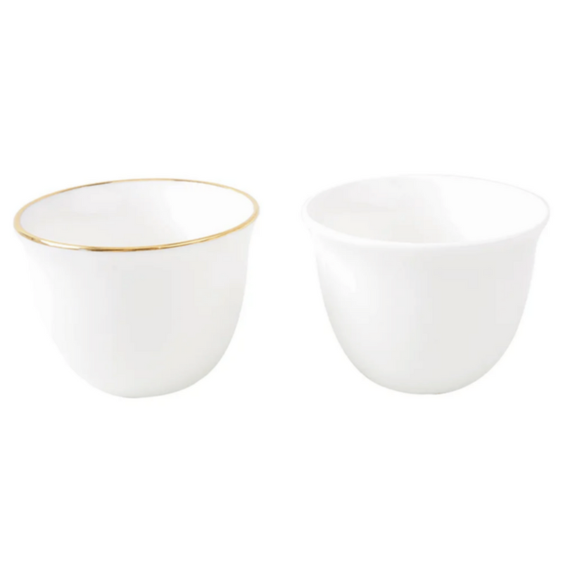 DANUBE | Gold Dove 70 Cc Cawa Cup 12 Pcs Set - YK18310 | 812000102434