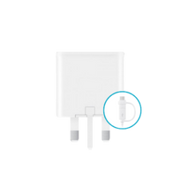 HEATZ | Single Port Home Charger With Micro Usb Cable+Type C Cable - Fast Charging Adapter White | ZA217