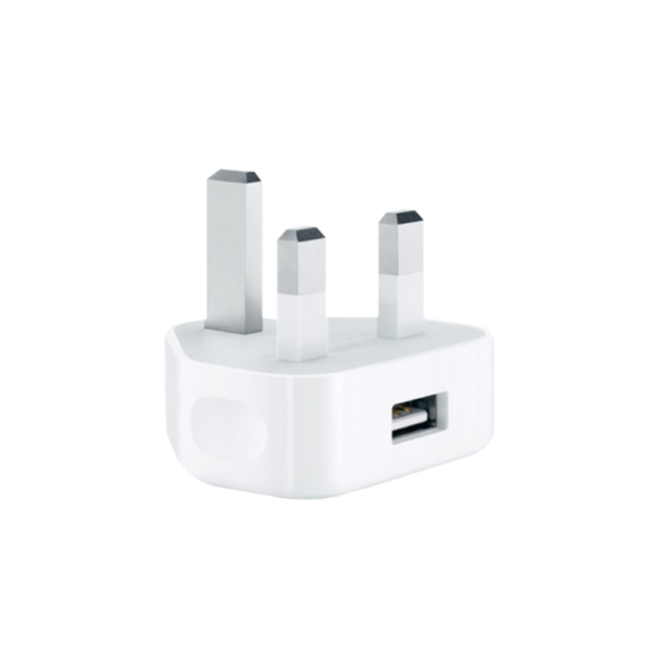 HEATZ | Single Port Home Charger With Lightning Cable(2.1A) White | ZAI12