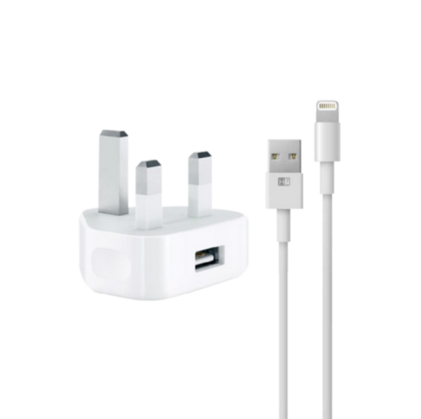 HEATZ | Single Port Fast Home Charger With Lightning Cable(2.2A) White | ZA512