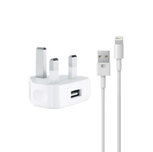 HEATZ | Single Port Fast Home Charger With Lightning Cable(2.2A) White | ZA512