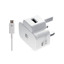 HEATZ | Single Port Home Charger With Micro Usb Cable(2.1A) White | ZAS16