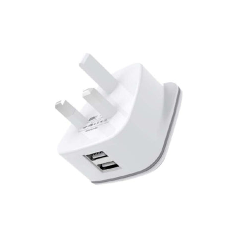 HEATZ | Dual Port Fast Home Charger With Type C Usb Cable(2.4A) White | ZAT08