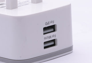 HEATZ | Dual Port Fast Home Charger With Type C Usb Cable(2.4A) White | ZAT08