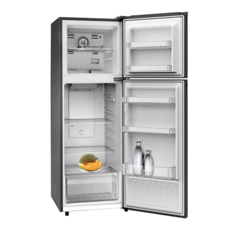ZENAN | Double Door No Frost Refrigerator 268Ltrs Gray | ZBC-268NFS