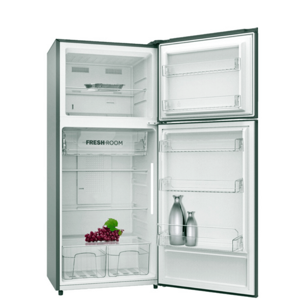 ZENAN | Double Door No Frost Refrigerator 420Ltrs Gray | ZBC-420NFS