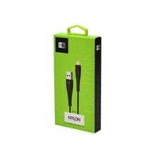 HEATZ | Nylon Lightning  Cable 1 Mtr Blacjk | ZCI13