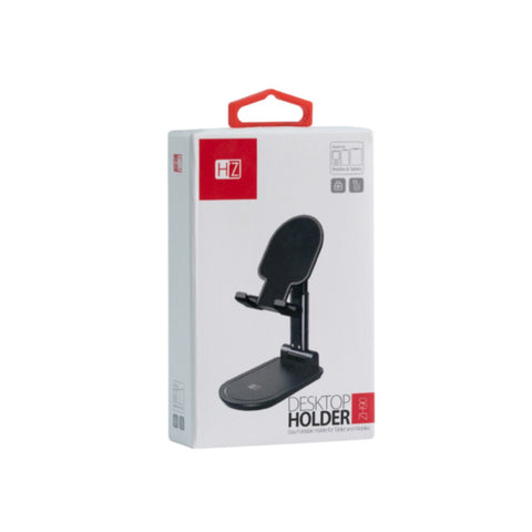 HEATZ | Desktop Holder-Easy Foldable Holder For Tablets And Mobiles/Soon Black | ZH90
