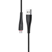 HEATZ | Nylon Type C Cable 1 Mtr Black | ZCT13