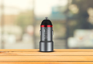 HEATZ | Dual Port Smart Car Charger Black | ZCC1