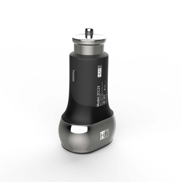 HEATZ | Car Charger 6A Qualcom Pd Port  With Micro Cable Black | ZCC25