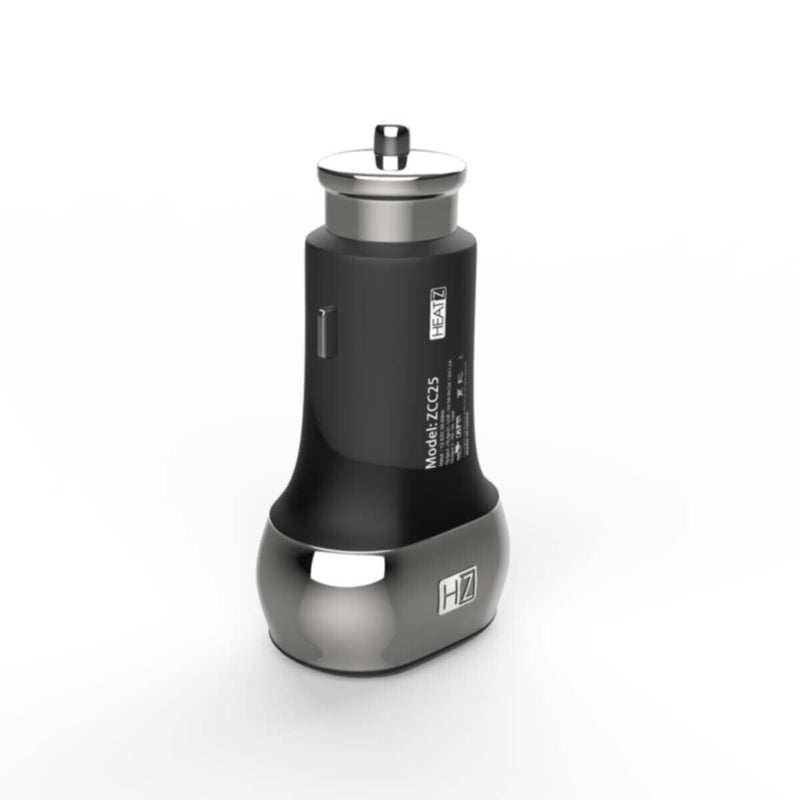 HEATZ | Car Charger 6A Qualcom Pd Port  With Micro Cable Black | ZCC25