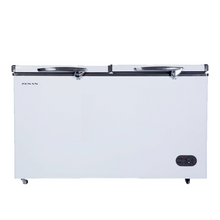 ZENAN | Chest Freezer Two Doors 395Ltrs White | ZCF-BD436