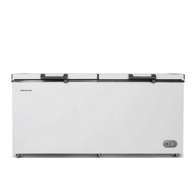 ZENAN | Chest Freezer Two Doors 538Ltrs White | ZCF-BD600