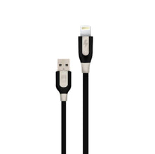 HEATZ |  Pvc Rubber Mix Material Fast Lightning Cable 1M Black/Cream | ZCI04