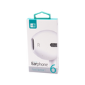 HEATZ | Single Ear Phone 3.5Mm Connector White | ZE1006 / ZE05