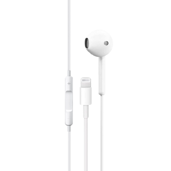 HEATZ | Single Wired Earpod Earphone Lightning Connector White | ZE20