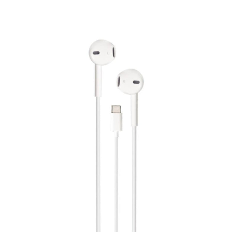 HEATZ | Stereo In Ear Earphone Type C Connector White | ZE27