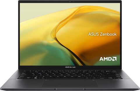 ASUS | Zenbook 14 OLED Ultrabook 14inch AMD R5 7430U 3K Resolution OLED 90Hz 8GB RAM 512GB SSD UM3402YA-KM766W | MASITNUM3493