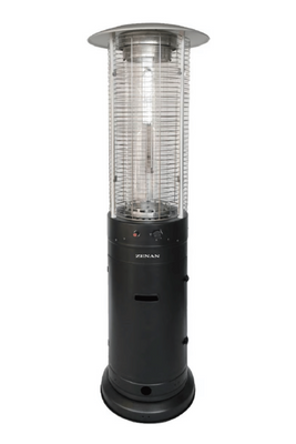 ZENAN | Outdoor Round Flame Heater Black | ZFH-PH10SP