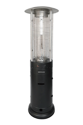 ZENAN | Outdoor Round Flame Heater Black | ZFH-PH10SP