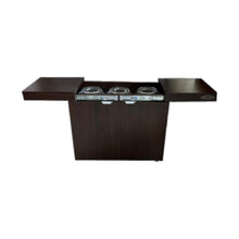 ZENAN | Food Warmer Trolley With Wooden Body | ZFW-T006B