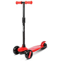 ZIGGY | 3-Wheel Tilt Scooter with LED light - Red | ZG-7036