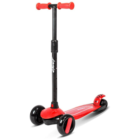 ZIGGY | 3-Wheel Tilt Scooter with LED light - Red | ZG-7036