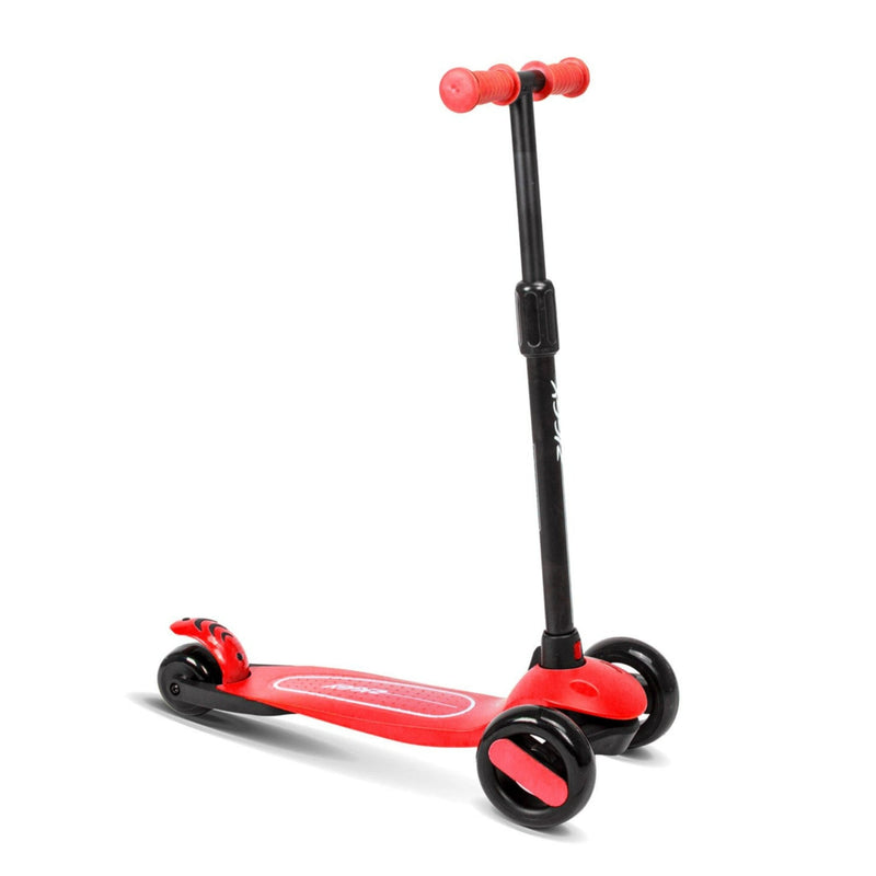 ZIGGY | 3-Wheel Tilt Scooter with LED light - Red | ZG-7036