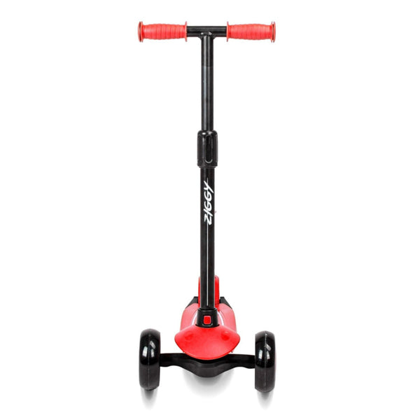 ZIGGY | 3-Wheel Tilt Scooter with LED light - Red | ZG-7036