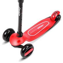 ZIGGY | 3-Wheel Tilt Scooter with LED light - Red | ZG-7036