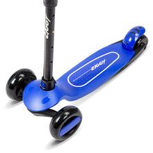 ZIGGY | 3-Wheel Tilt Scooter with LED light - Blue | ZG-7037