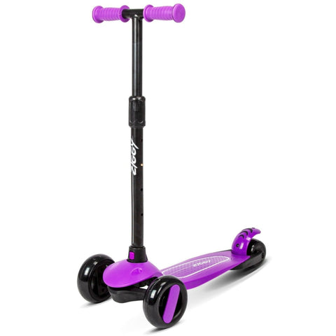 ZIGGY | 3-Wheel Tilt Scooter with LED light - Purple | ZG-7040