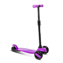 ZIGGY | 3-Wheel Tilt Scooter with LED light - Purple | ZG-7040