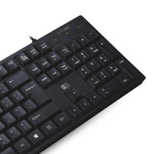 HEATZ | Business Office USB Keyboard Black & Green | ZK03