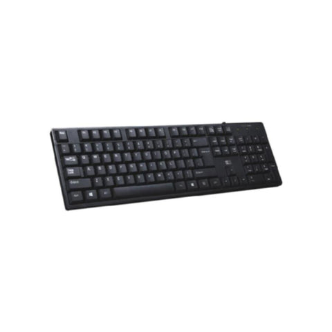HEATZ | Business Office USB Keyboard Black & Green | ZK03