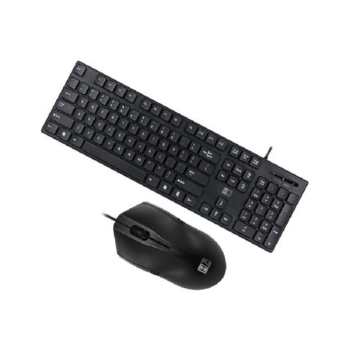 HEATZ | Wired Keyboard & Mouse Combo Black | ZK09