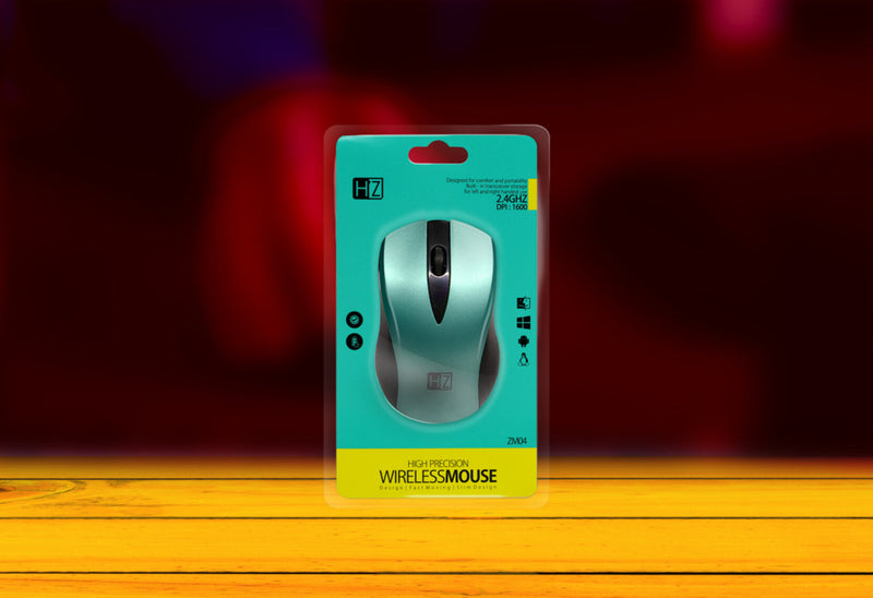 HEATZ | Minimal Design Wireless Mouse Blue | ZM04