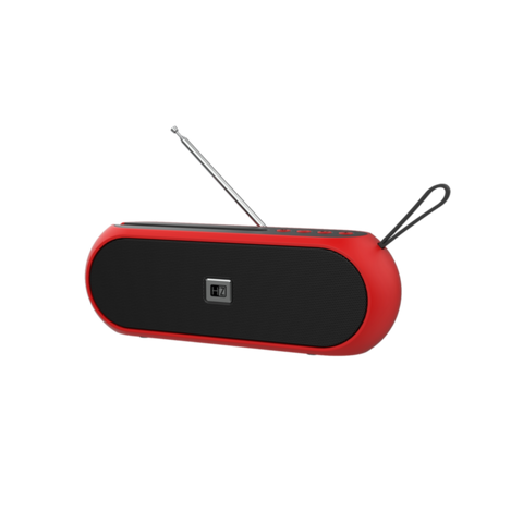 HEATZ | Crue Portable Bluetooth Speaker With Fm Radio Function Red | ZS17