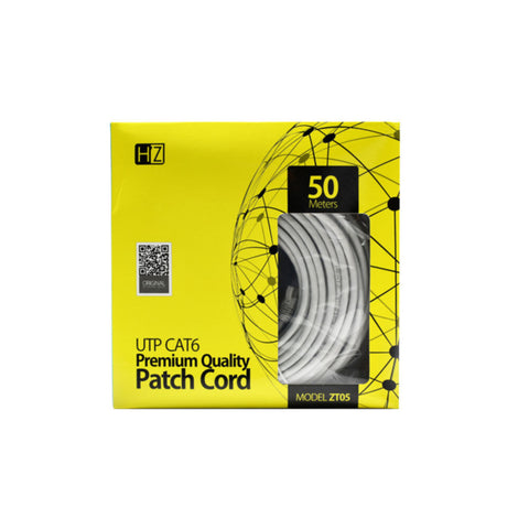 HEATZ | UTP CAT6 Premium Quality Patch Cord 50 Meters | ZT05