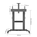 ZENAN | TV Stand with Wheels For Screen Size - 60