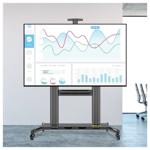 ZENAN | TV Stand with Wheels For Screen Size - 60"-100" inch | ZTS-AF100B