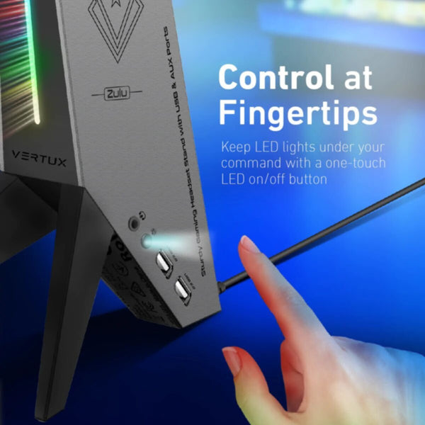 VERTUX | 4-In-1 Integrated Gaming Headset Stand | ZULU